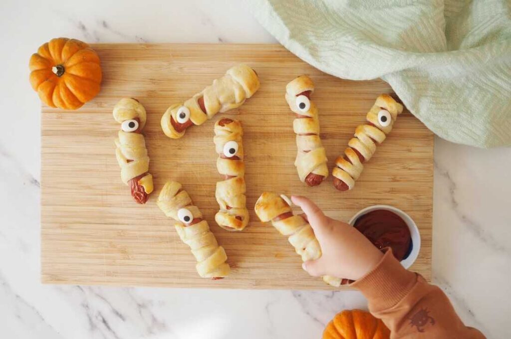 Glutenfri halloween pølsehorn