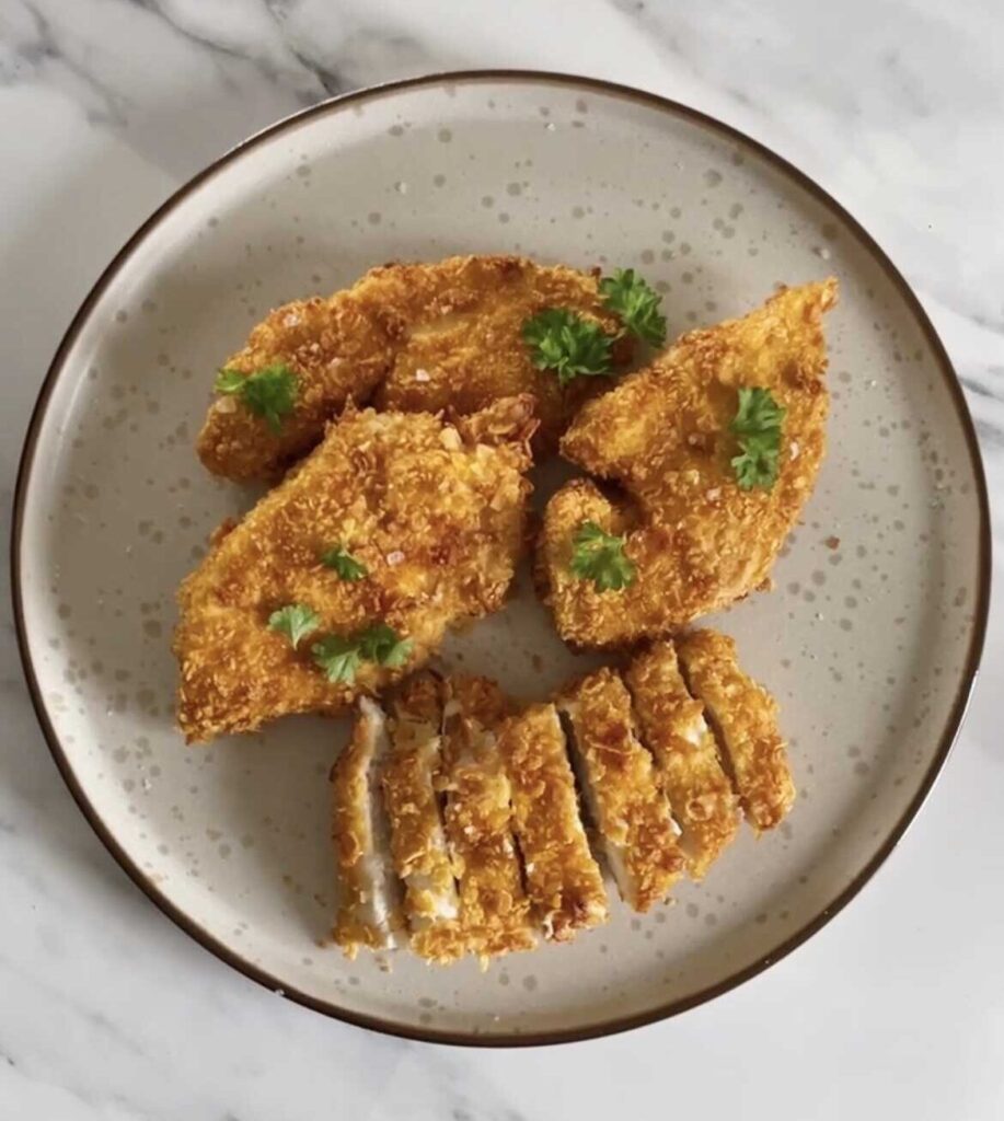 glutenfri crispy chicken I airfryer