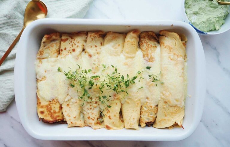 Glutenfri fyldte pandekager