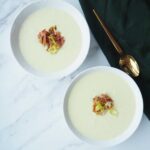 Glutenfri kartoffel-porresuppe