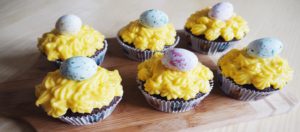 Glutenfri påskecupcakes