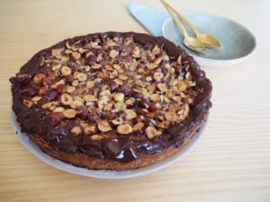 Glutenfri Nøddemazarintærte