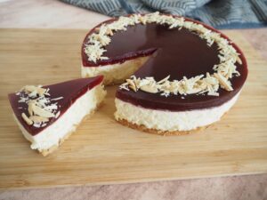 Glutenfri risalamande cheesecake