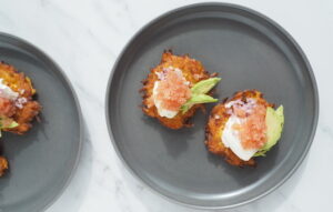 Stenbidderrogn med røsti