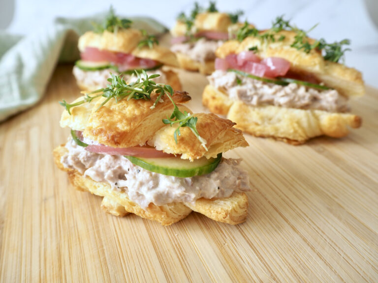 Glutenfri fyldte croissant