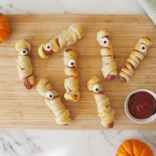 Glutenfri halloween pølsehorn