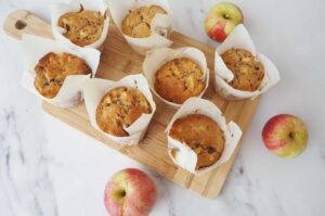 glutenfri-æblemuffins