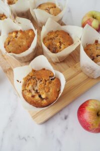 glutenfri-æblemuffins