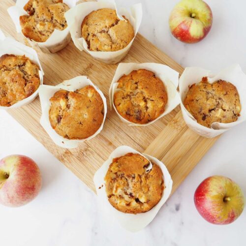 glutenfri-æblemuffins