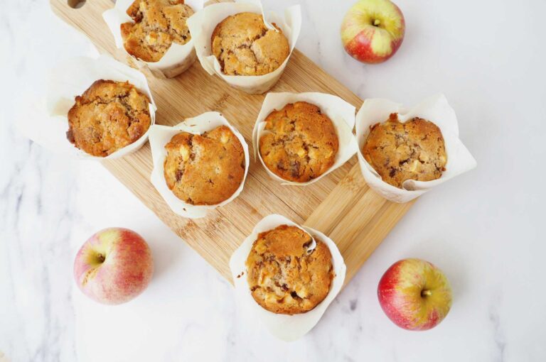 glutenfri-æblemuffins