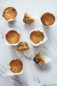 Glutenfri vaniljemuffins med chokolade
