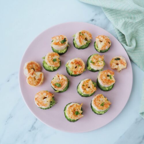 Glutenfri appetizer med avokado og reje