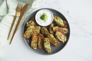 Kylling med glutenfri broccoli bites