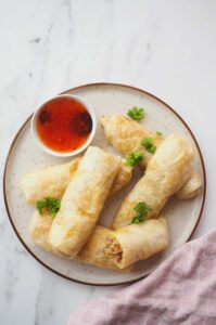 glutenfri hjemmelavet forårsruller