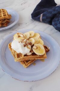 Glutenfri bananvafler