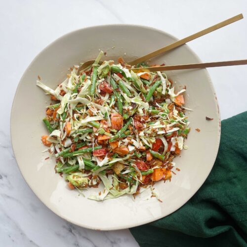 Glutenfree crispy Rice Salad