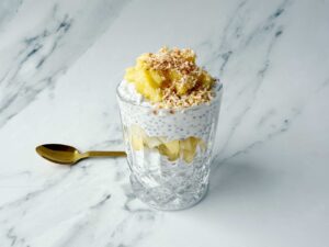 Glutenfri chiagrød med ananas2